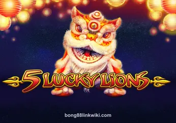 Hình ảnh minh họa 5 Lucky Lions tại bong88linkwiki